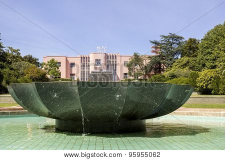 Porto, Portugal - July 05, 2015: Serralves Gardens, A Green Park whit Over 18 Hectares in Porto