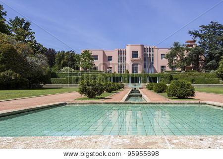 Porto, Portugal - July 05, 2015: Serralves Gardens, A Green Park whit Over 18 Hectares in Porto
