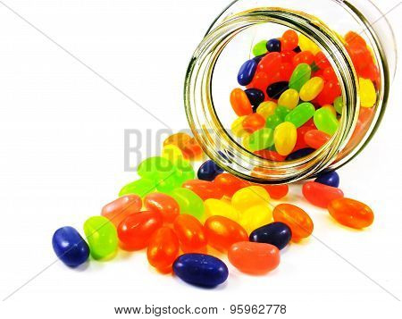 assortment of colorful fruit jelly candy