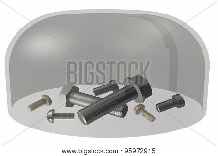 metal fasteners 3D