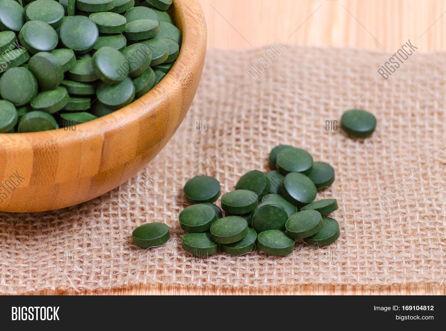 Green Pills Spirulina Image & Photo (Free Trial) Bigstock