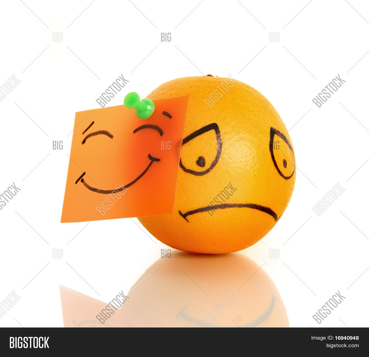 сообразительный грустный апельсиновый