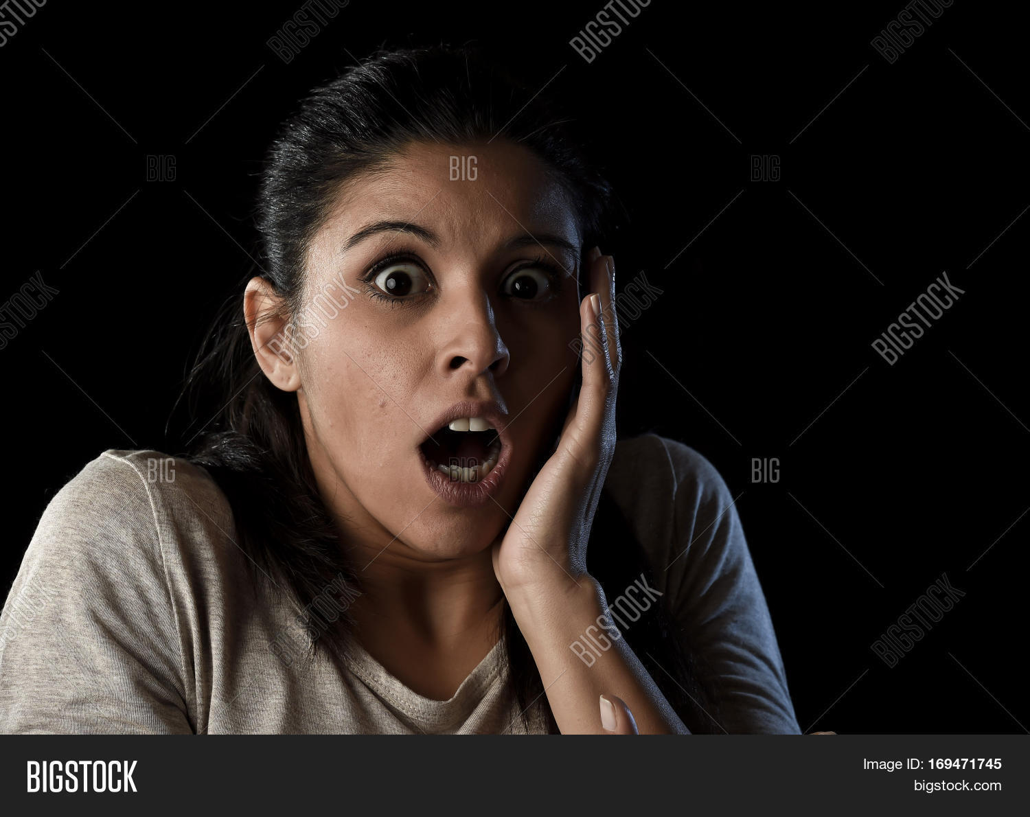 Young Beautiful Scared Image & Photo (Free Trial) | Bigstock