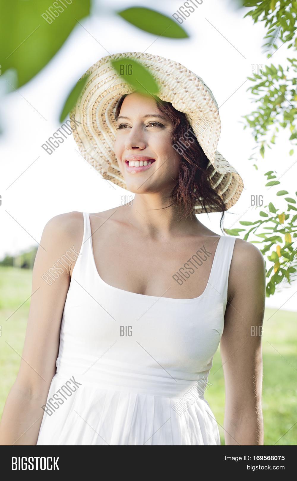 woman in sundress