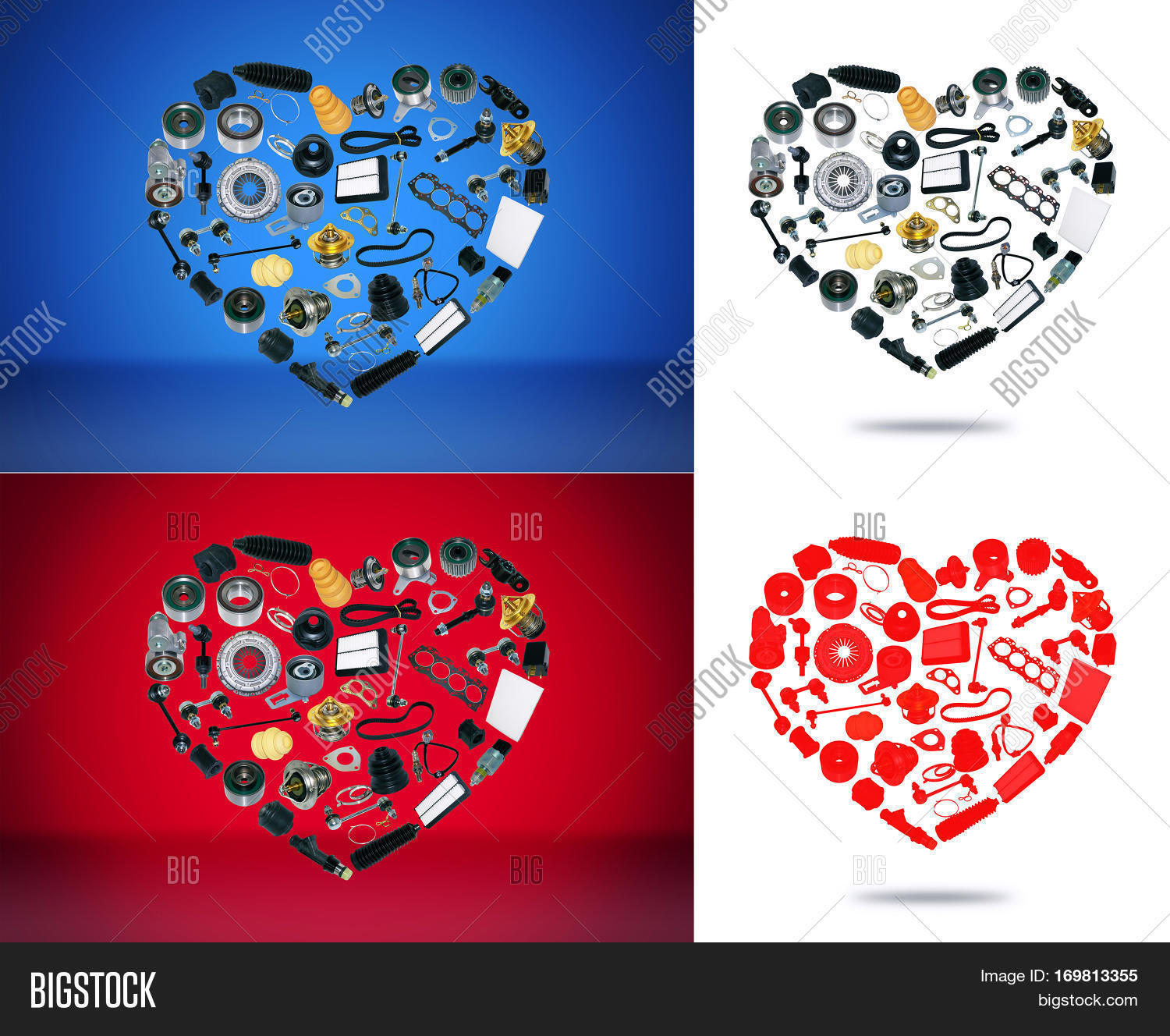 Heart Spare Auto Parts Image & Photo (Free Trial) Bigstock