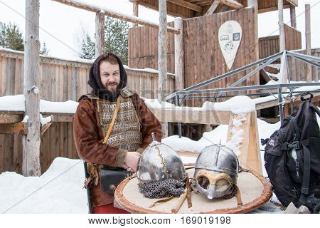People In The Park Poroshino During The Celebration Of The End Of Winter Named Shrovetide In Kirov I