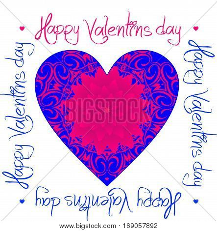 openwork lace heart card with holiday gift in the name of love