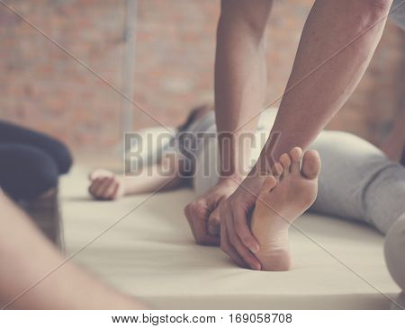 Health Wellness Massage Training Concept