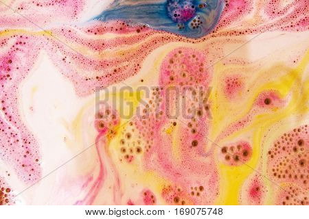 pink foam bath bombs, abstraction, the picture can be used as background
