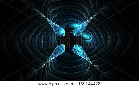 Abstract Symmetrical Fractal