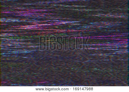 Glitch Old TV Background Element in Motion. Nice 3D Rendering