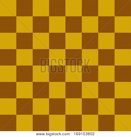 Mustard browna and yellow Chess board 8 by 8 grid, High resolution background and 3D repeatable texture