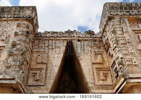 Uxmal Maya ruins is the archaeological site of greatest relevance in the Puuc Route. Renowned for the beautiful friezes of its buildings facades created with small stones perfectly polished Mexico