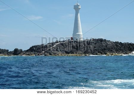 Landscape of the islands of Formigas, Azores, Portugal