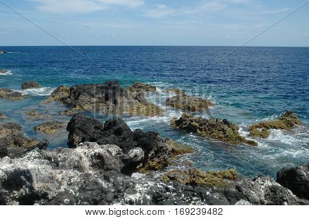 Landscape of the islanders of Formigas, Azores, Portugal