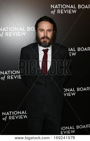 NEW YORK-JAN 4: Actor Casey Affleck attends the National Board of Review Gala at Cipriani Wall Street in New York on January 4, 2017.