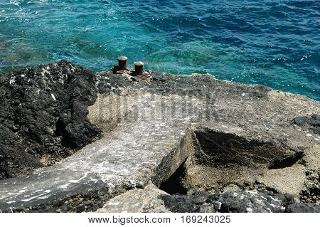 Landscape of the islanders of Formigas, Azores, Portugal