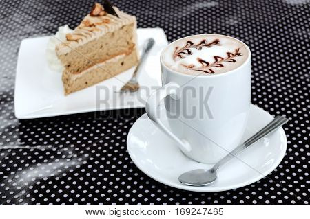 Coffee and Bakery set for coffee break