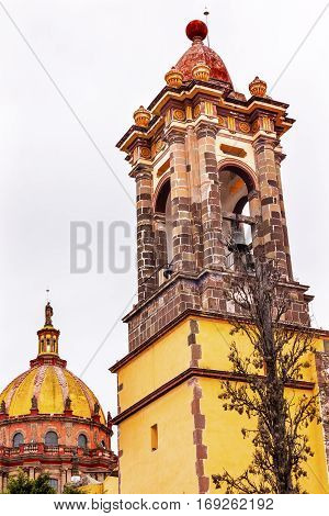 Dome Steeple Convent Immaculate Conception The Nuns San Miguel de Allende Mexico. Convent of Immaculate Conception was created in 1754.