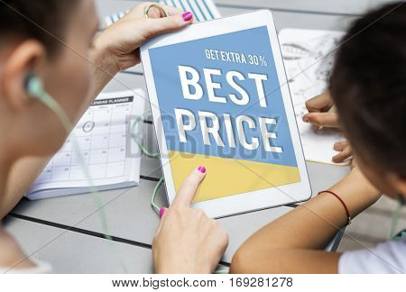 Season of Sale Promotion Clearance Best Offer Concept