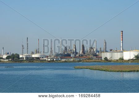 Marghera Industrial Area In Venice