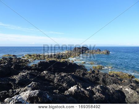 Landscape of the islanders of Formigas, Azores, Portugal