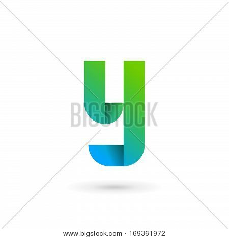 Letter Y Ribbon Logo Icon Design Template Elements
