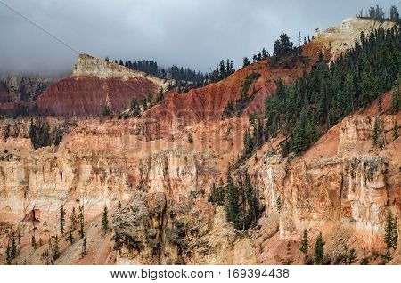 A stunning view of Brice canyon National park utah.