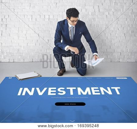 Business Startup Plan Investment Concept