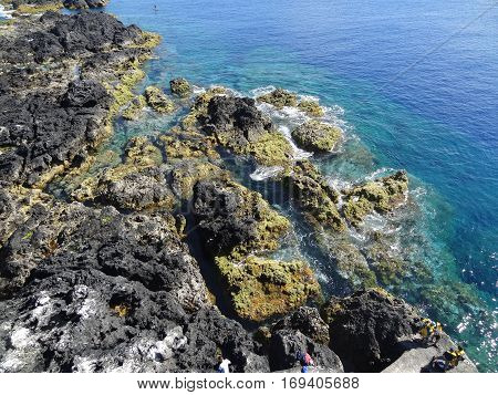 Landscape of the islanders of Formigas, Azores, Portugal