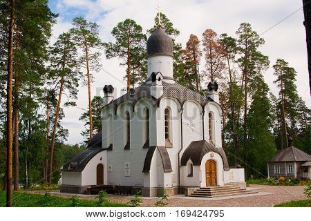 Smolensk monastery on Valaam Island Russia Karelia