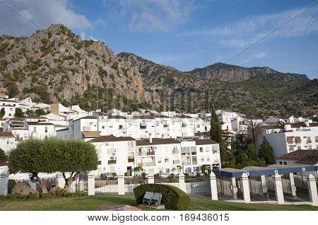 Views of Ubrique Cadiz. This village is part of the pueblos blancos (white towns) in southern Spain Andalusia region and reminds the Arab past