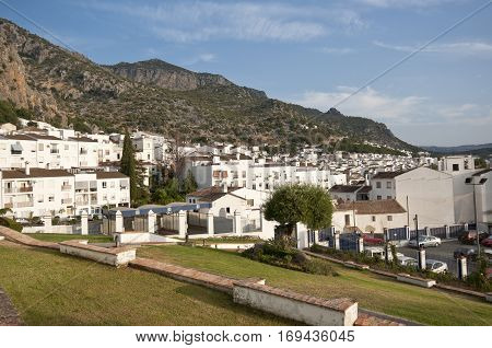 Views of Ubrique Cadiz. This village is part of the pueblos blancos (white towns) in southern Spain Andalusia region and reminds the Arab past