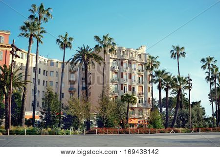 Garden of Albert next to the famous Massena Place, Nice, France