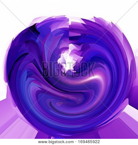 Abstract coloring background of the deep sea gradient with visual pinch,twirl,lighting,cubism,poolar coordinates  and shear effects