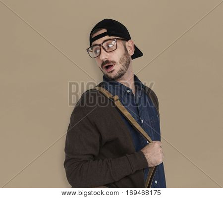 Caucasian Casual Man Snapback