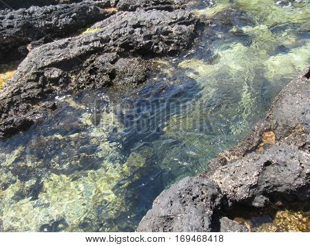 Landscape of the islanders of Formigas, Azores, Portugal