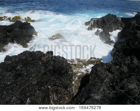 Landscape of the islanders of Formigas, Azores, Portugal