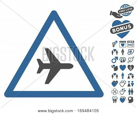 Airplane Danger Icon Vector & Photo (Free Trial) | Bigstock