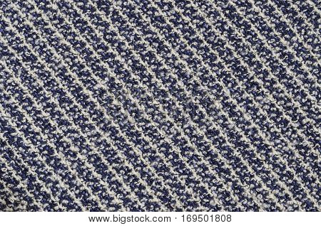 Grey Blue Vintage Suit Coat Boiled Wool Loop Pile Fabric Background Texture Pattern Large Detailed Gray Horizontal Textured Woolen Textile Macro Closeup Mixture Detail Rough Smart Casual Style