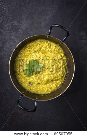 Indian Dal Soup in Bowl