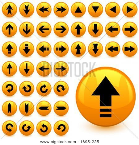 Векторный кнопки со стрелками