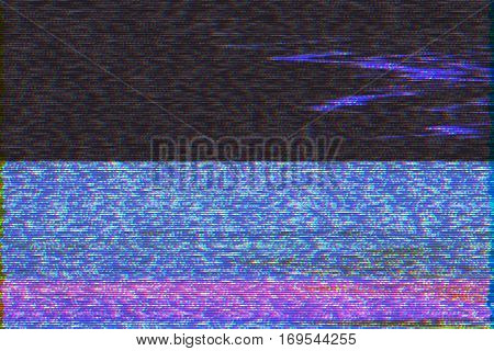 Glitch Old TV Background Element in Motion. Nice 3D Rendering