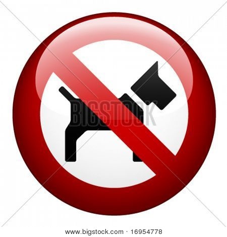 no Vector ninguna marca de perro