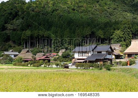 Miyama village in Kyoto of japan