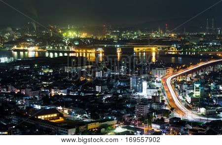 Kitakyushu City in japan