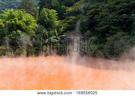 Blood pond hotsprings