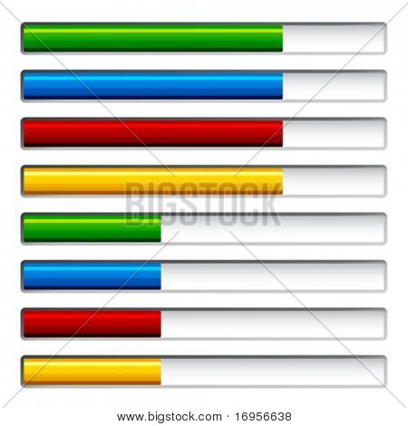 vector progress bars