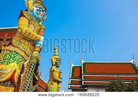 In the Royal Palace of the Great Palace Bangkok Thailand