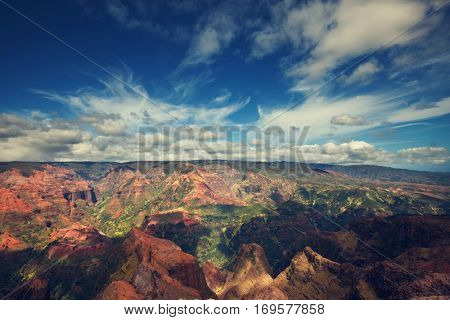 Waimea canyon,Kauai,Hawaii